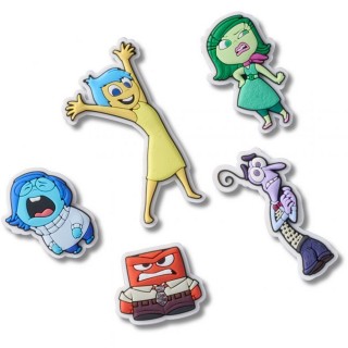  10016912-Pixar Inside Out 5 Pack Σιλικόνη Πολύχρωμο CROCS