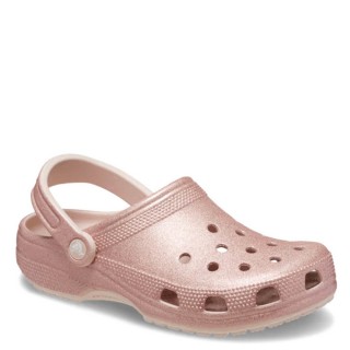 Γυναικεία Mules 205942-6WV-Classic Glitter Clog Glitter-Croslite Ροζ Χρυσό CROCS