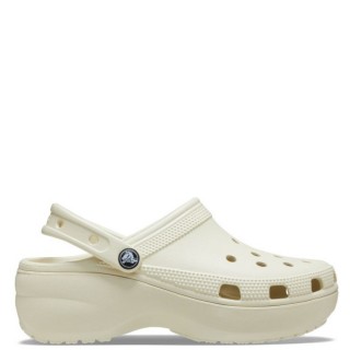Γυναικεία Mules 206750-2Y2-Classic Platform Clog Croslite Μπεζ CROCS