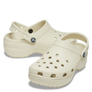 Γυναικεία Mules 206750-2Y2-Classic Platform Clog Croslite Μπεζ CROCS
