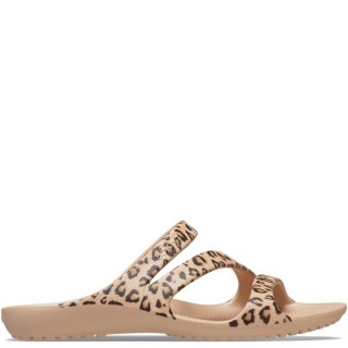 Γυναικείες Παντόφλες 206894-90L-Kadee II Leopard Sandal W Croslite Λεοπάρ CROCS