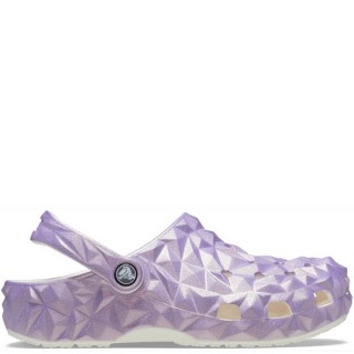 Γυναικεία Mules 209841-100-IRIDESCENT-GEO Croslite Μωβ CROCS