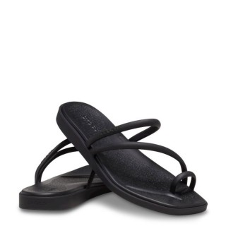 Γυναικείες Παντόφλες 209862-001-Miami Toe Loop Sandal Σιλικόνη Μαύρο CROCS