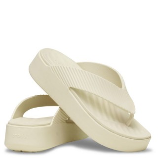 Γυναικείες Παντόφλες 210700-0LH-Getaway Groove Platform Flip Croslite Μπεζ Crocs