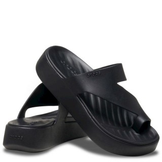 Γυναικείες Παντόφλες 210834-001-Getaway Platform Toe Loop Croslite Μαύρο CROCS