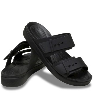 Γυναικείες Παντόφλες 211215-001-Brooklyn Buckle Low Low Croslite Μαύρο CROCS