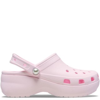 Γυναικεία Mules 211231-6ZW-Classic Platform Pearl Clog Croslite Ροζ CROCS