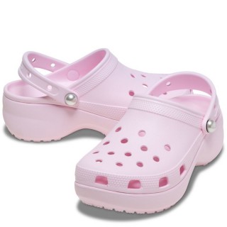 Γυναικεία Mules 211231-6ZW-Classic Platform Pearl Clog Croslite Ροζ CROCS