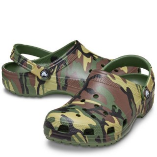 Γυναικεία Mules 211936-3TC-Classic Camouflage Clog Croslite Παραλλαγή CROCS