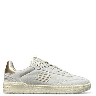 Γυναικεία Sneakers DFSH387015-WHIT-REBEL Δέρμα Καστόρι Γκρι D.FRANKLIN