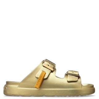 Γυναικείες Παντόφλες DFSH413002-LGOL-VIBE FOAM 2 BUCKLES EVA Χρυσό D.FRANKLIN