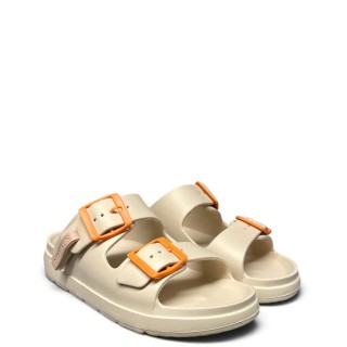 Γυναικείες Παντόφλες DFSH413005-BEIG-VIBE FOAM 2 BUCKLES EVA Μπεζ D.FRANKLIN