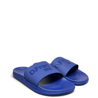 Ανδρικές Σαγιονάρες & Παντόφλες DFSH417001-NAVY-MAREA SLIDES Σιλικόνη Μπλέ D.FRANKLIN