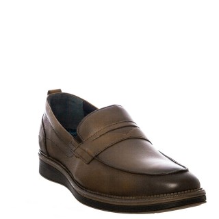 Ανδρικά Μοκασίνια & Loafers 298106 Δέρμα Καφέ DEMOCRATA