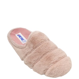 Γυναικείες Χειμερινές Παντόφλες 101-24 Γούνα Ροζ DICAS
