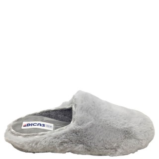 Γυναικείες Χειμερινές Παντόφλες W23-265 Γούνα Γκρι DICAS Γυναικείες Χειμερινές Παντόφλες W23-265 Γούνα Γκρι DICAS