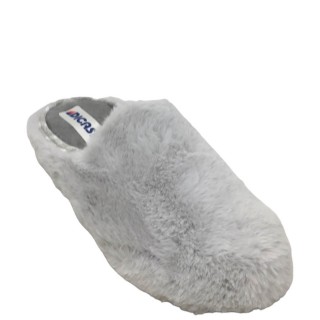 Γυναικείες Χειμερινές Παντόφλες W23-265 Γούνα Γκρι DICAS Γυναικείες Χειμερινές Παντόφλες W23-265 Γούνα Γκρι DICAS