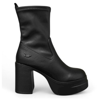 Γυναικεία Μποτάκια V319A9175001 Ελαστικό Eco-Leather Μαύρο DRAGON n BLAZE Γυναικεία Μποτάκια V319A9175001 Ελαστικό Eco-Leather Μαύρο DRAGON n BLAZE