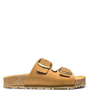 Γυναικείες Παντόφλες 100045923023 Δέρμα Ταν EASYWALK
