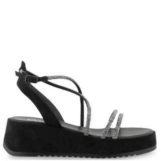 Γυναικείες Πλατφόρμες Q4700617360B Eco-Suede Μαύρο EXE