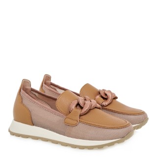 Γυναικεία Μοκασίνια & Loafers U107Y8892541 Ύφασμα-Eco-Leather Πούρο EXE