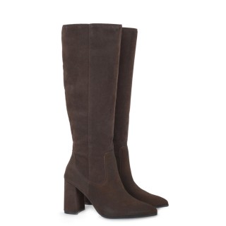 Γυναικείες Μπότες V271S3755504 Δέρμα Καστόρι Καφέ EXE