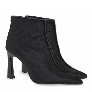 Γυναικεία Μποτάκια V37009095817 Δέρμα Pony Skin Μαύρο Exe Γυναικεία Μποτάκια V37009095817 Δέρμα Pony Skin Μαύρο Exe