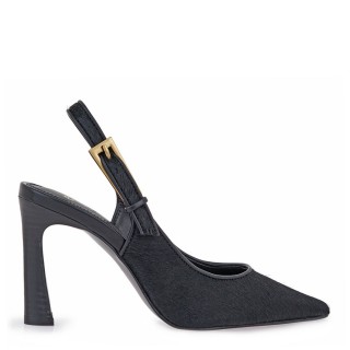 Γυναικείες Γόβες V47008415817 Δέρμα Pony Skin Μαύρο EXE