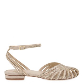 Γυναικεία Πέδιλα W4700703143H Eco-Suede Μπεζ EXE