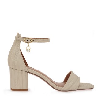 Γυναικεία Πέδιλα W470084841K6 Eco-Leather Μπεζ Μεταλιζέ EXE