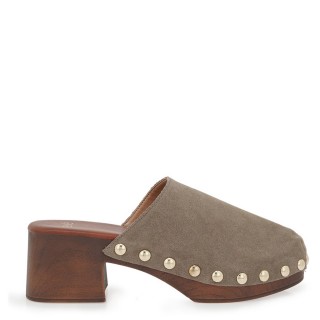 Γυναικεία Mules W485L7013547 Δέρμα Καστόρι Πούρο EXE