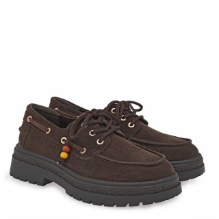 Γυναικεία Casual Παπούτσια X101A1012504 Δέρμα Καστόρι Καφέ EXE