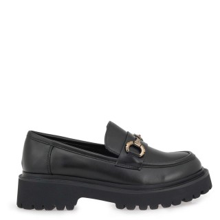 Γυναικεία Μοκασίνια & Loafers X127E5613001 Eco-Leather Μαύρο EXE