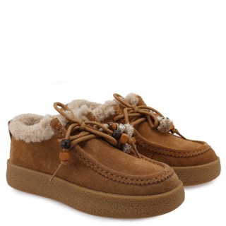 Γυναικεία Casual Παπούτσια X153E6802416 Δέρμα Καστόρι Ταμπά EXE