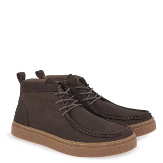 Ανδρικά Μποτάκια X520A1232503 Δέρμα Nubuck Καφέ GIOVANNI MORELLI