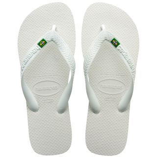 Γυναικείες Παντόφλες 4000032-0001-HAV. BRAZIL Σιλικόνη Λευκό HAVAIANAS