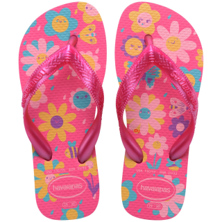  4000052-2933-HAV. KIDS FLORES Σιλικόνη Φούξια HAVAIANAS