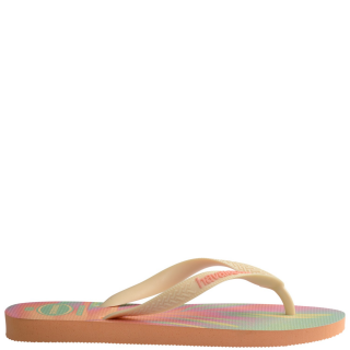 Γυναικείες Παντόφλες 4137258-6512-HAV. TOP FASHION Σιλικόνη Ροζ-Πορτοκαλί HAVAIANAS