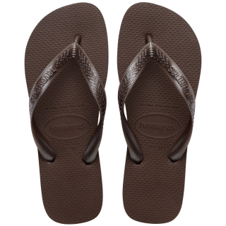 Γυναικείες Παντόφλες 4137428-0727-HAV. TOP TIRAS Σιλικόνη Καφέ HAVAIANAS