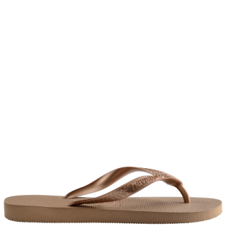 Γυναικείες Παντόφλες 4137428-3581-HAV. TOP TIRAS Σιλικόνη Ροζ Χρυσό HAVAIANAS