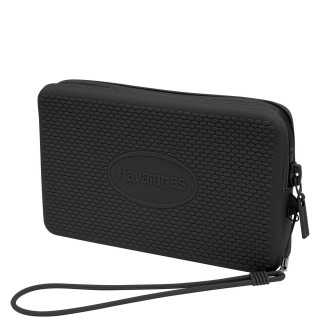 Γυναικεία Πορτοφόλια 4145429-0090-HAV. MINI BAG LOGO Σιλικόνη Μαύρο HAVAIANAS