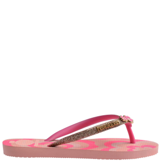  4146976-3128-KIDS SLIM GLITTER TRENDY Σιλικόνη-Glitter Ροζ HAVAIANAS