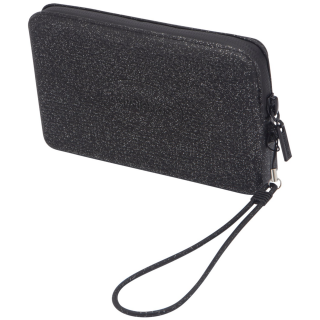 Γυναικεία Πορτοφόλια 4147273-0090-HAV. MINI BAG GLITTER Σιλικόνη-Glitter Μαύρο HAVAIANAS