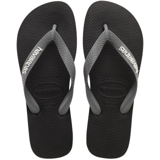 Γυναικείες Παντόφλες 4147522-6328-TOP LOGO POP UP Σιλικόνη Μαύρο-Γκρι HAVAIANAS