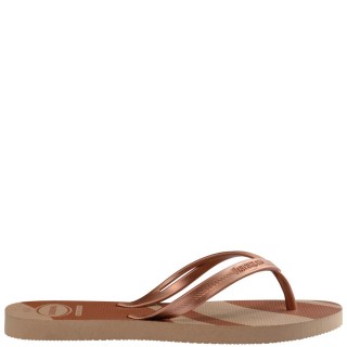 Γυναικείες Παντόφλες 4148804-3581-H. ELEGANCE PRINT Σιλικόνη Ροζ Χρυσό HAVAIANAS