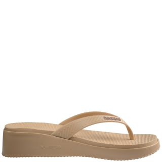 Γυναικείες Παντόφλες 4150150-0570-HAV. HIGH PLATFORM 2 Σιλικόνη Φυσικό HAVAIANAS