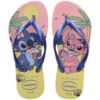  4150250-9256-HAV. KIDS SLIM DISNEY Σιλικόνη Μωβ-Cream HAVAIANAS