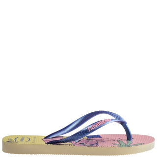  4150250-9256-HAV. KIDS SLIM DISNEY Σιλικόνη Μωβ-Cream HAVAIANAS