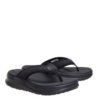 Γυναικείες Παντόφλες 44443-0EL-TIDE FLIP Αδιάβροχο Ύφασμα Μαύρο HEY DUDE