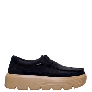 Γυναικεία Casual Παπούτσια 45543-001-Austin Edge Ox Nubuck Δέρμα Nubuck Μαύρο HEY DUDE
